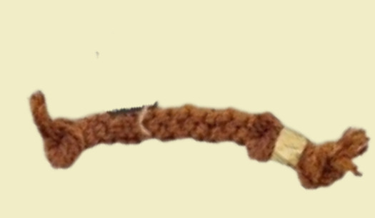 Twisted Coco Rope Coffee Wood